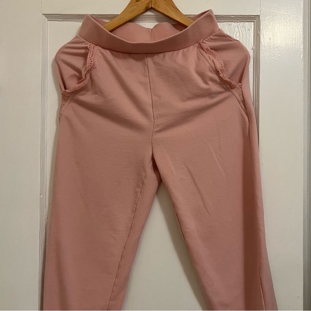 JCrew WOVEN RUFFLE JOGGER PANT